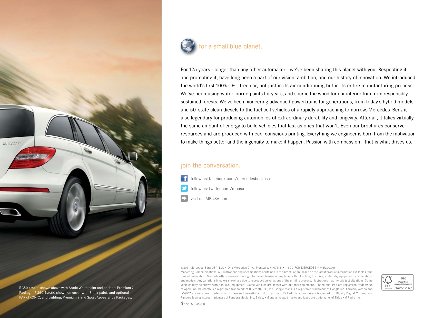 2012 Mercedes-Benz R-Class Brochure Page 11